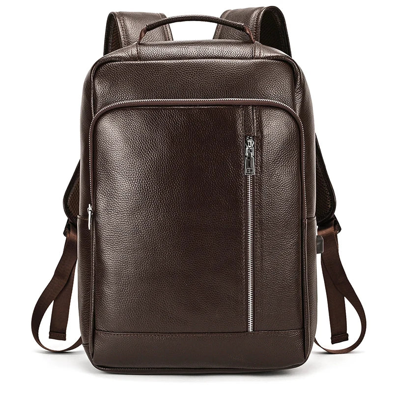 Stylish Leather Backpack for Everyday Use-MODAUTLET