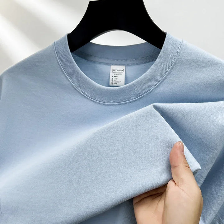 Herre blød afslappet T-shirt | Kortærmet