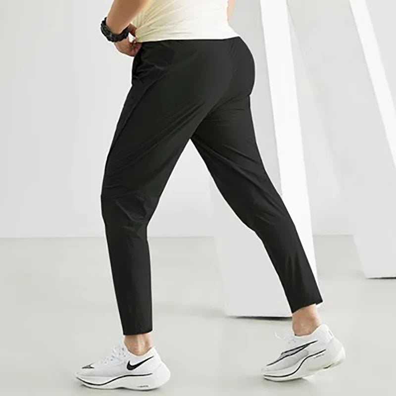 Men's Quick-Dry Jogger Pants for Running black