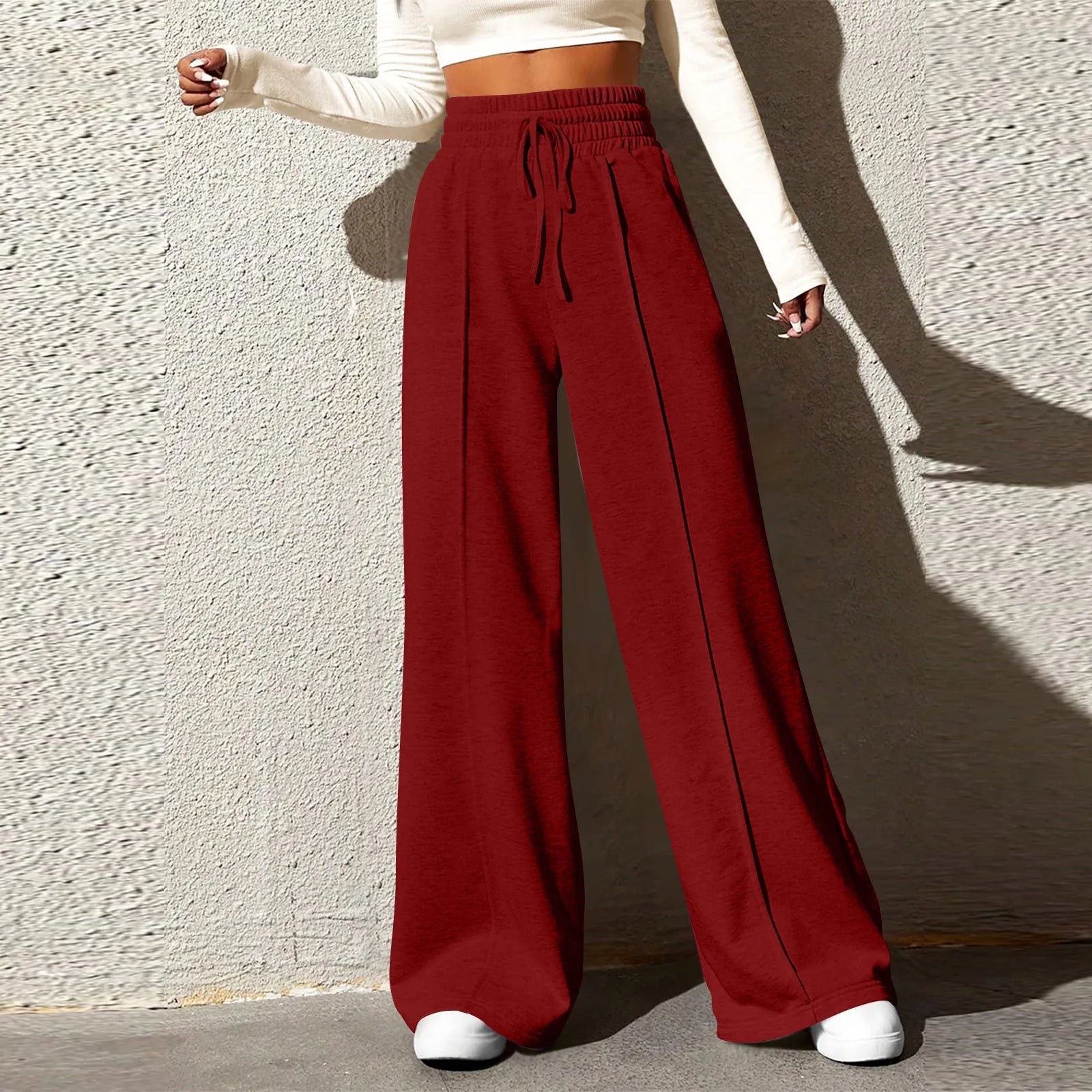Women's Pleated Joggers for Comfort and Style