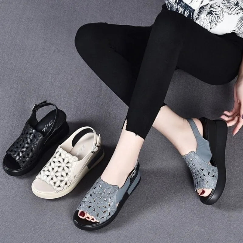 Women's Arch-Support Wedge Sandals for Comfort-MODAUTLET