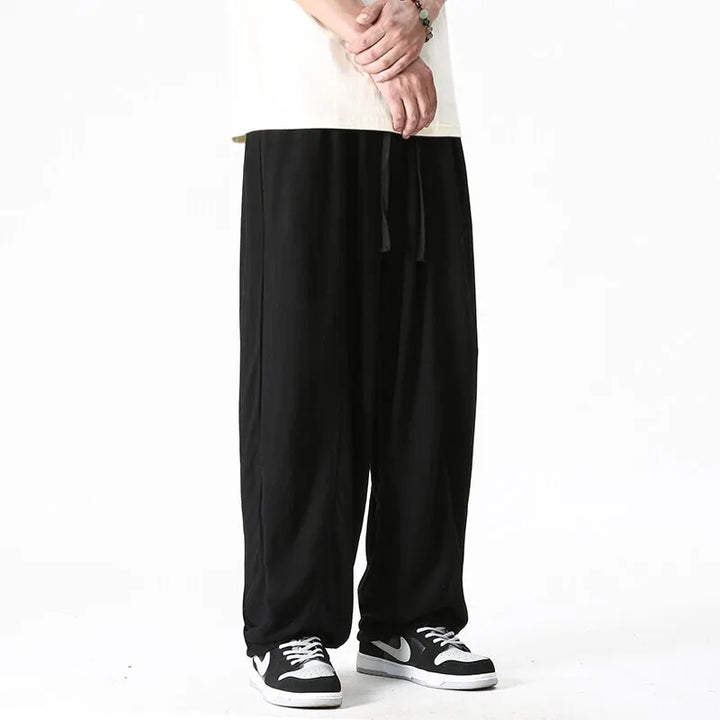 Men's Urban Breeze Linen Trousers-MODAUTLET