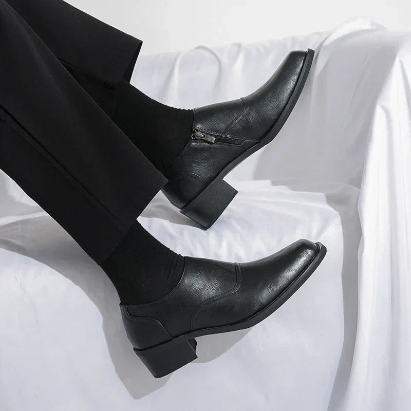 Men's Comfortable Leather Shoes-MODAUTLET