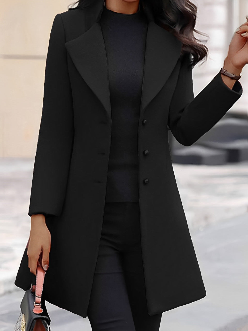 Women's Slim-Fit Blazer Black