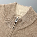 Men's Cashmere Zip Cardigan