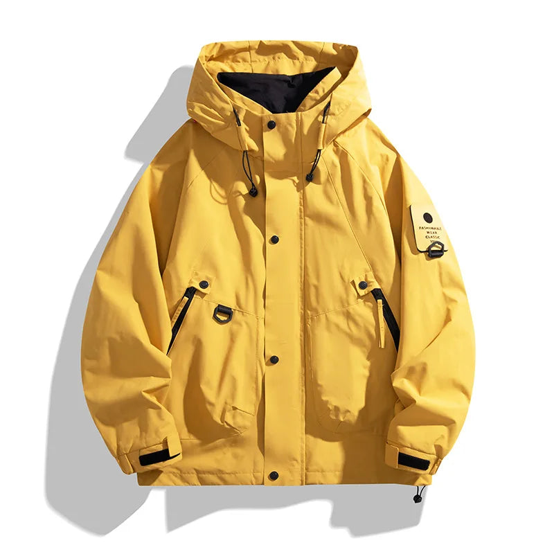 Waterproof Outdoor Jacket Yellow