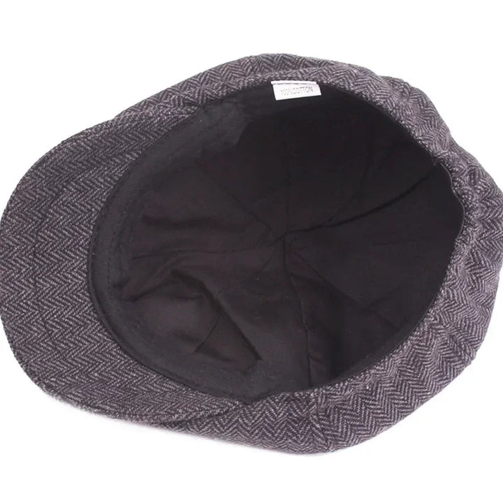 Heritage Style Vintage Tweed Flat Cap – Unisex Peaky Blinders Inspired-MODAUTLET