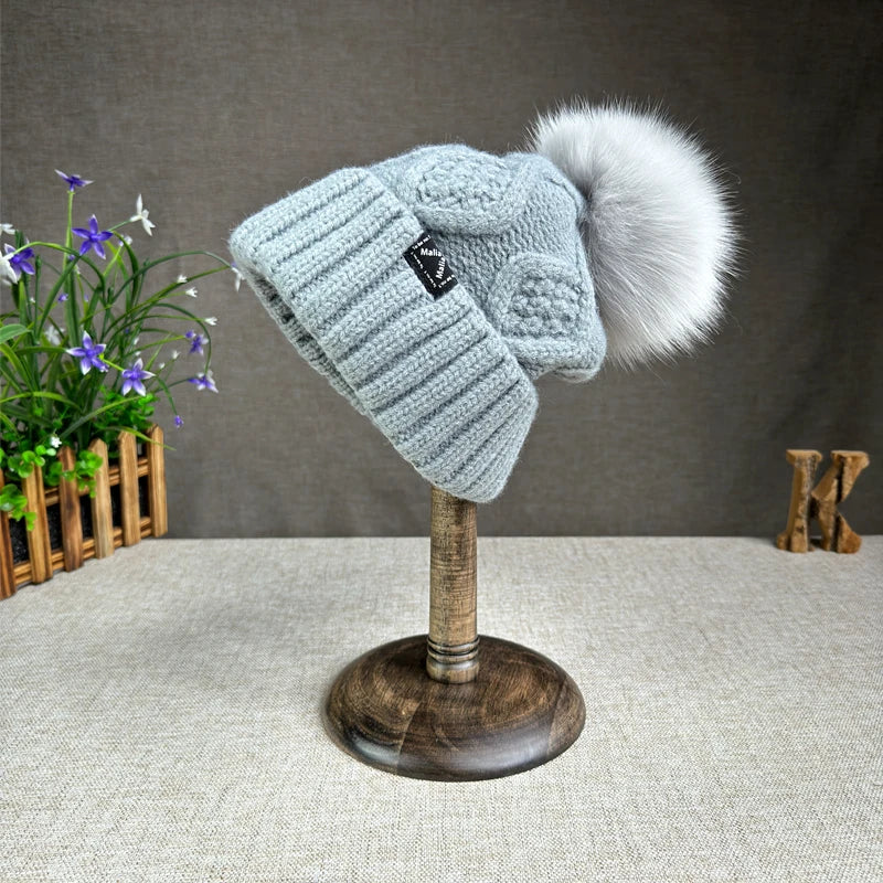 Cozy Wool Knit Beanie for Winter