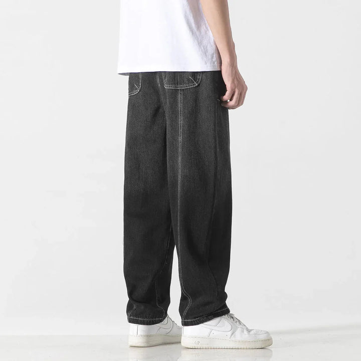 Men's Sun-Faded Denim Jeans - Palisades Style-MODAUTLET
