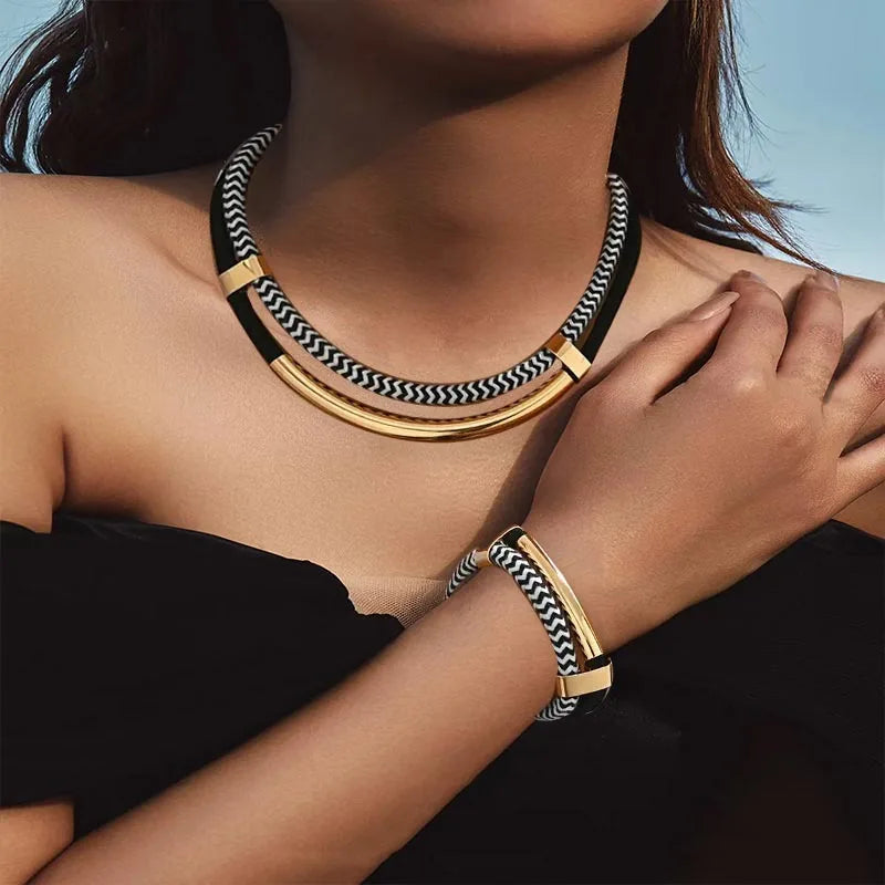 Elegant Link Jewelry Set-MODAUTLET