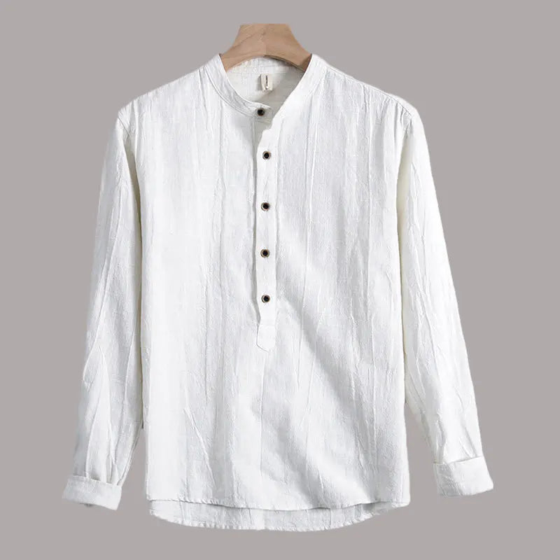 Marin | Cove Linen Shirt Snow