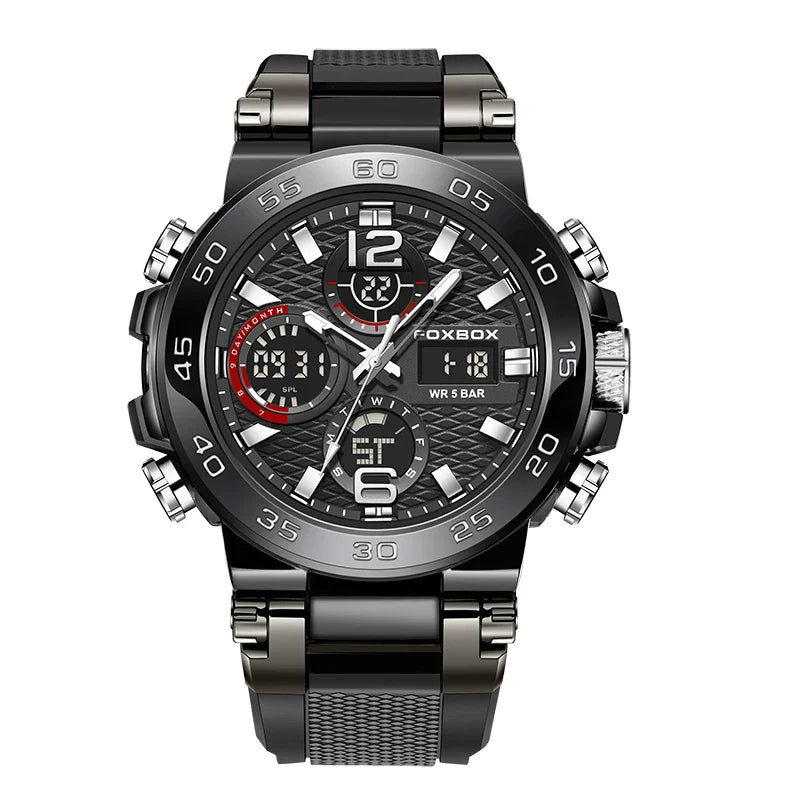 Sport Chronograph Watch for Active Lifestyles Black