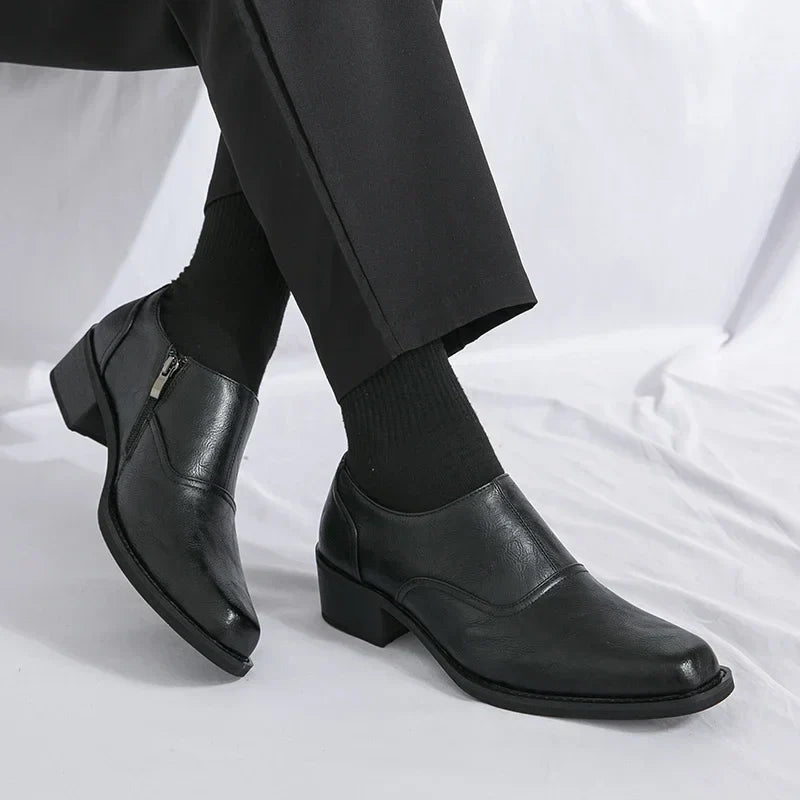 Men's Comfortable Leather Shoes Black