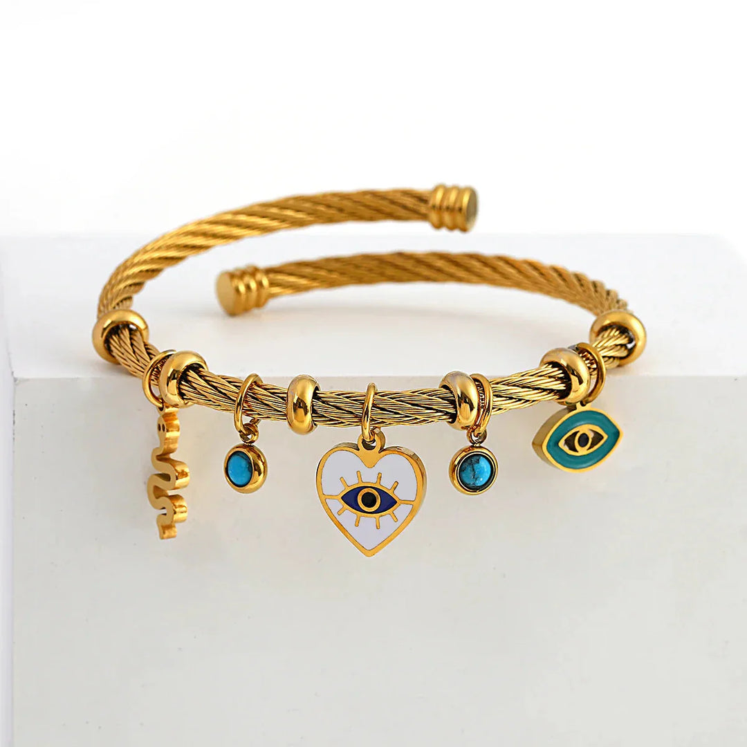 Twisted Band Open Cuff Bracelet for Women – Stylish Everyday Accessory-MODAUTLET