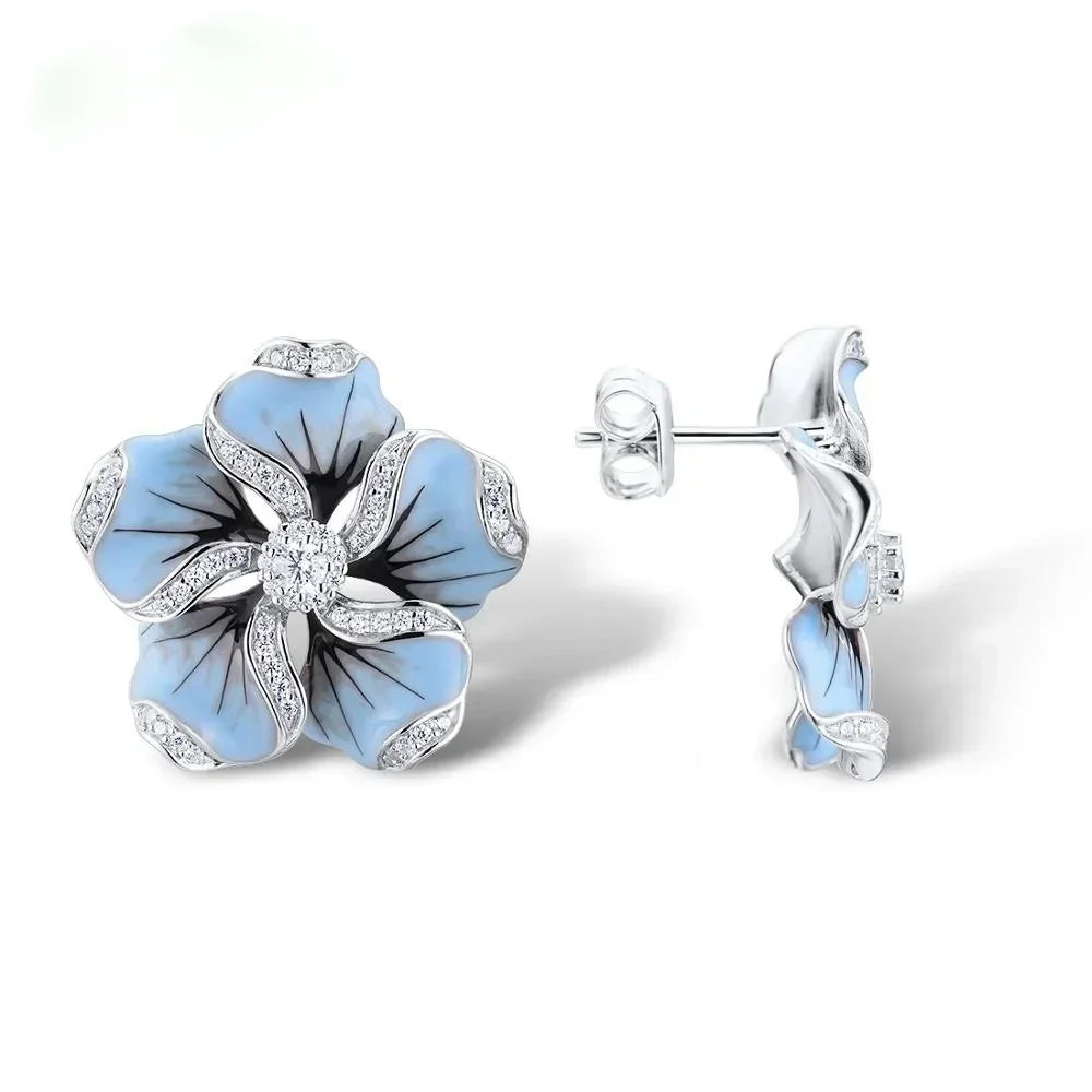 Blooming Floral Earrings - Elegant Statement Jewelry-MODAUTLET