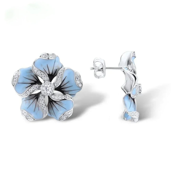 Blooming Floral Earrings - Elegant Statement Jewelry-MODAUTLET