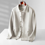 Men's Cashmere Cardigan in Milano Style