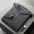 Men's Cashmere Zip Hoodie
