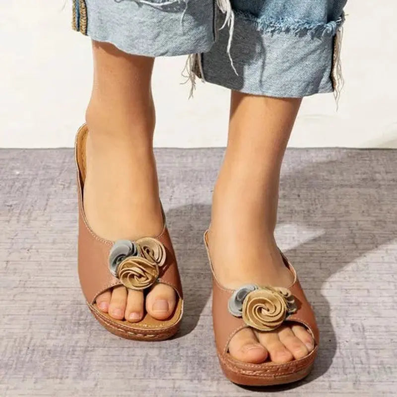 Women's Comfortable Leather Summer Sandals