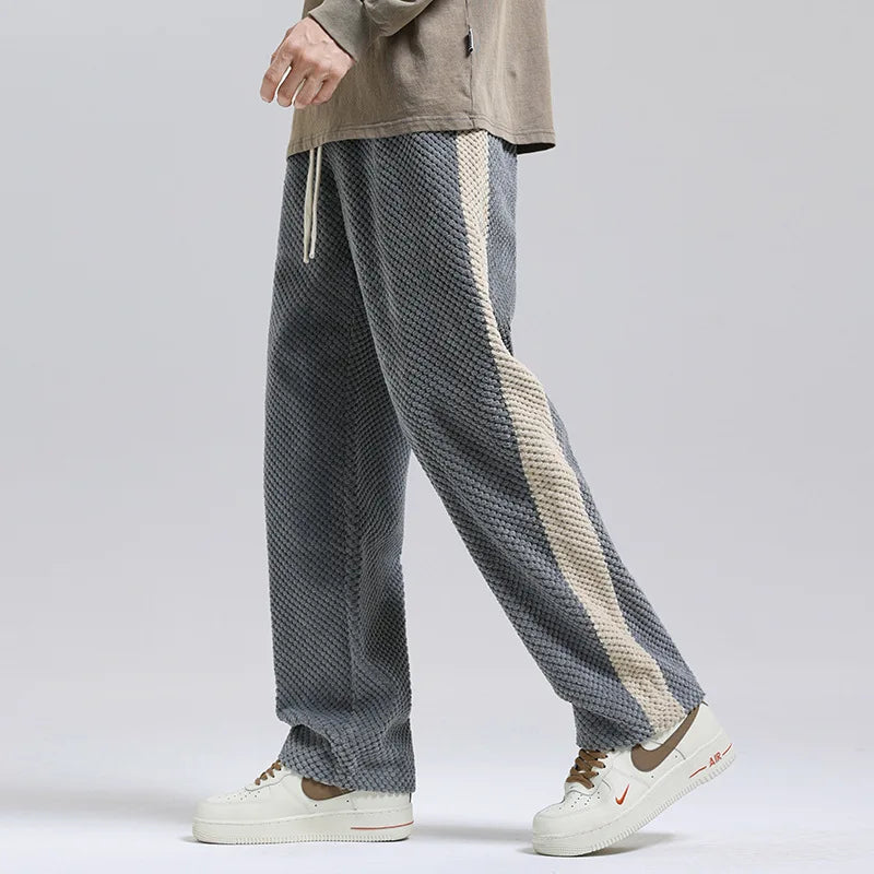 Men's Comfort Stripe Pants - Columbus Style-MODAUTLET