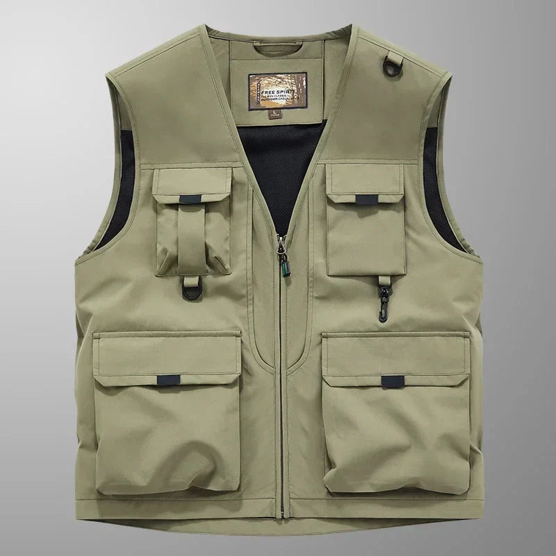 Weston Creek High-Performance Vest Army Green