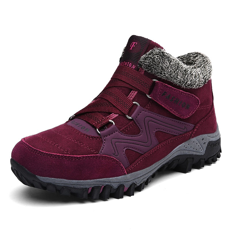 Women's Orthopaedic Shoes for Comfort and Support Red