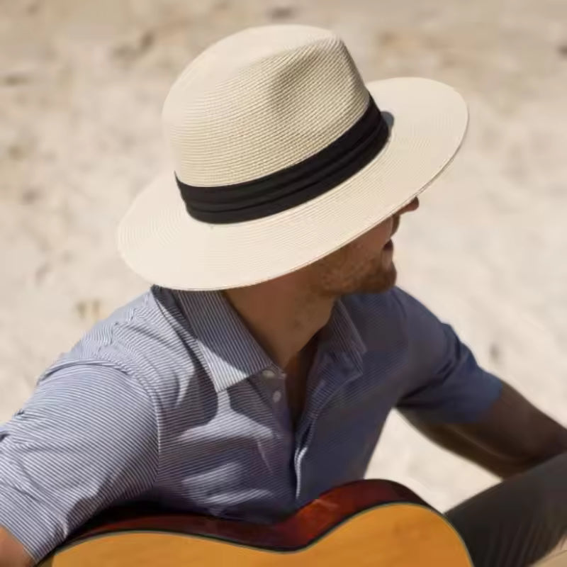 Andre | Classic Handmade Panama Hat - Unisex Summer Straw Hat
