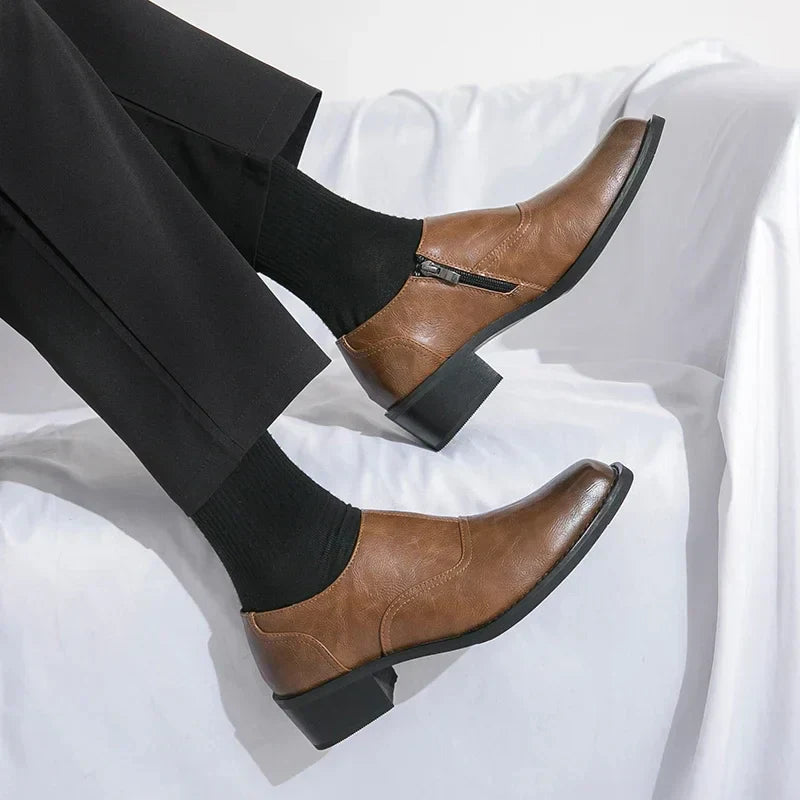 Men's Comfortable Leather Shoes-MODAUTLET
