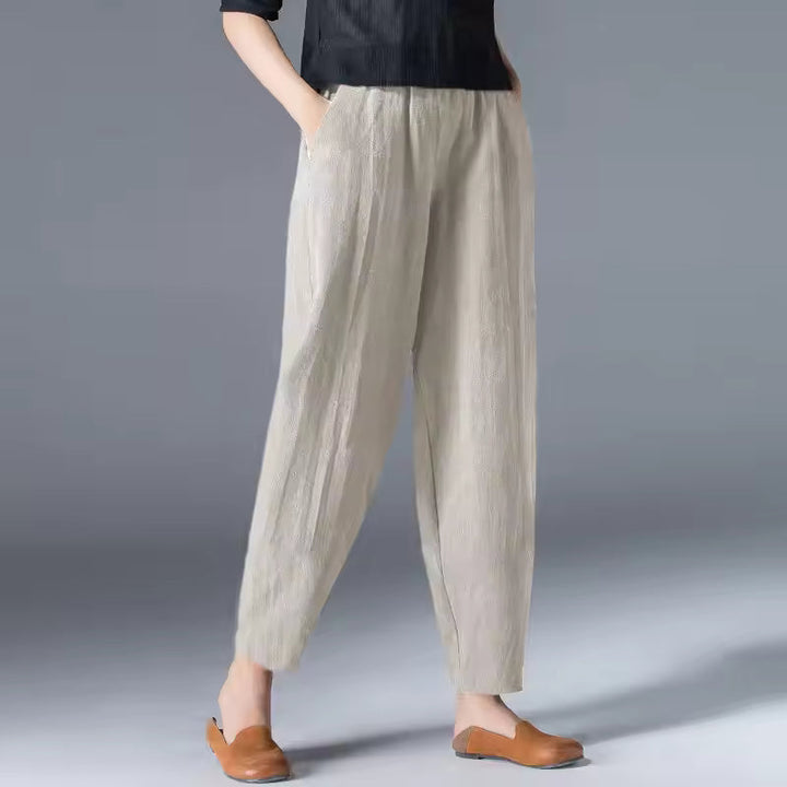 Women's Lightweight Summer Trousers-MODAUTLET