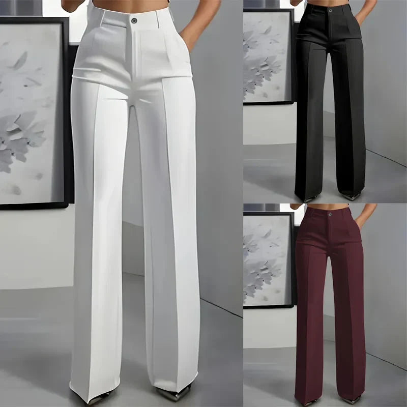 Women's Classic High-Waist Pants-MODAUTLET
