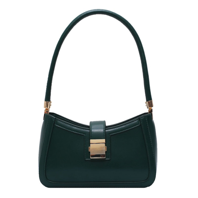 Elegant Women's Designer Shoulder Bag Green