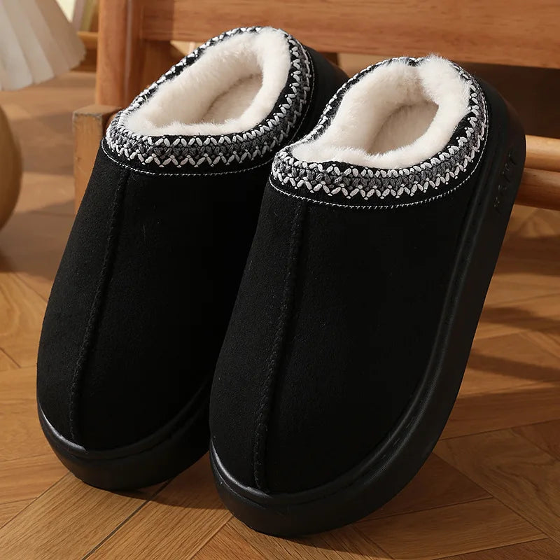 Avery Cozy Ugg Slippers Black