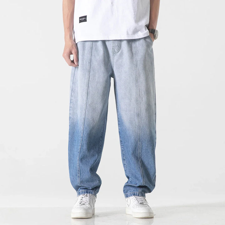 Men's Sun-Faded Denim Jeans - Palisades Style-MODAUTLET