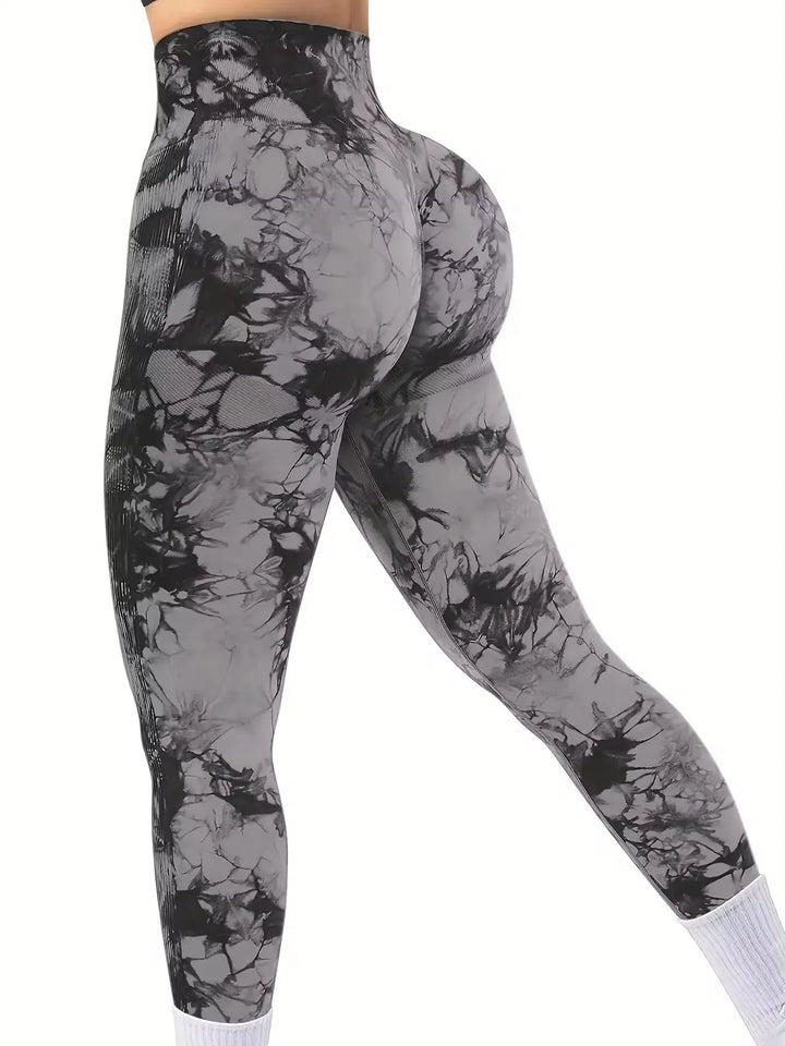 Women's High Waist Seamless Yoga Pants, Push-Up Sports Leggings Gray