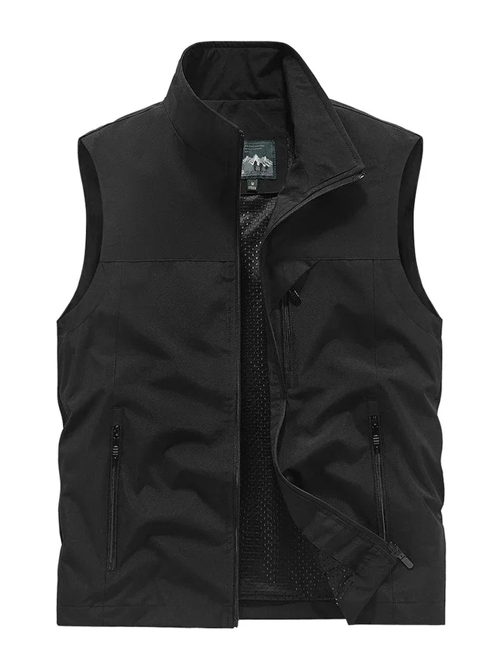Men's Lightweight Waterproof Sleeveless Vest - Versatile Design