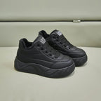 Women's Fleece Lined Casual Fall Shoes Black