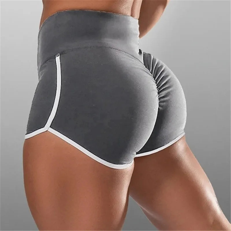 Women's Summer Fitness Shorts for Gym Yoga Casual Low Waist Stretchy