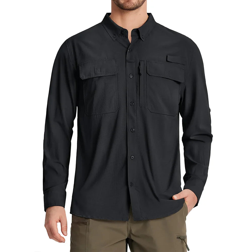 UV Protection Performance Shirt Black