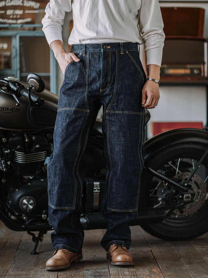 Men's Selvedge Denim Carpenter Pants