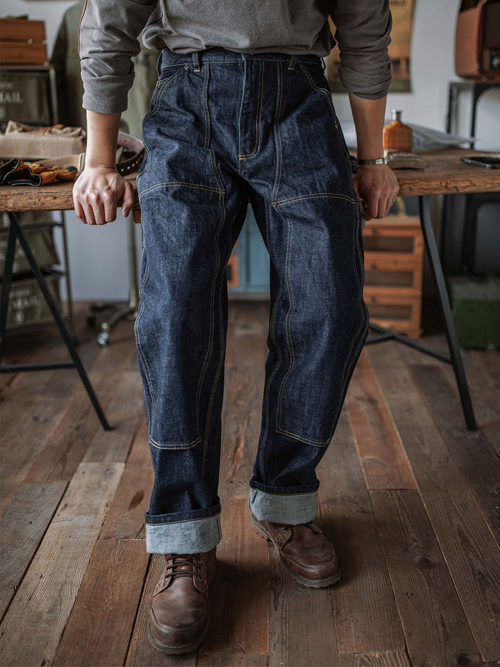 Men's Selvedge Denim Carpenter Pants