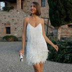 Women's Elegant Sequined Mini Dress – Perfect for Evening Events