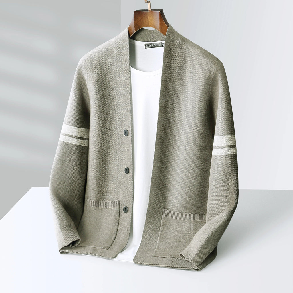 Men's Cashmere Cardigan in Florence Style