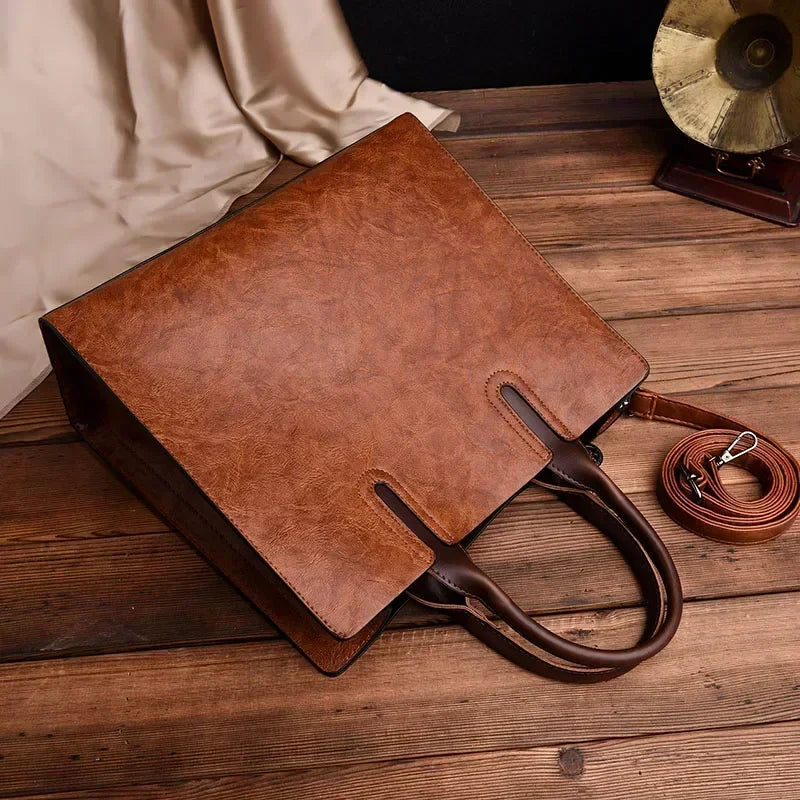 Premium Leather Handbag-MODAUTLET