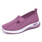 Women's Breathable Knit Sneakers Purple