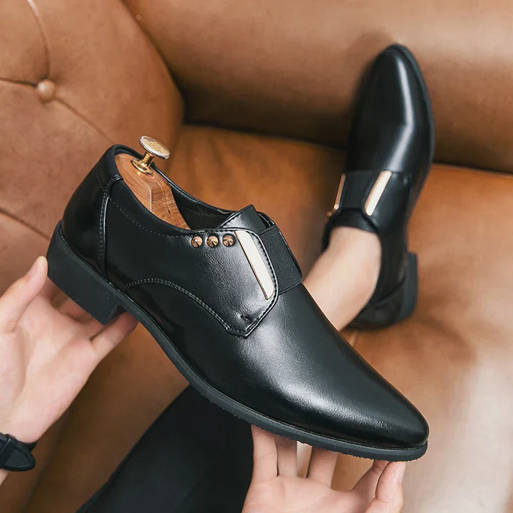 Men's Stylish Soft Leather Shoes-MODAUTLET