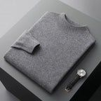 Men's Merino Wool Sweater Dark grey