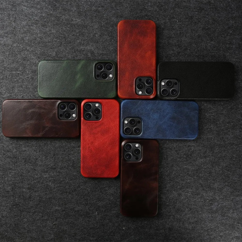Premium Leather iPhone Case-MODAUTLET