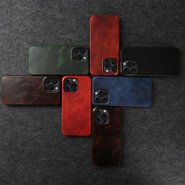 Premium Leather iPhone Case-MODAUTLET