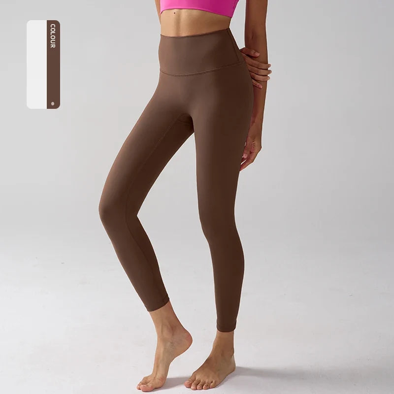 Women's High Waisted Leggings for Yoga, Fitness, and Everyday Use Cocoa
