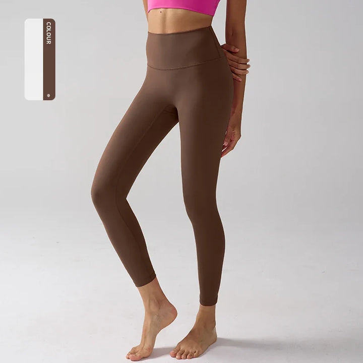 Women's High Waisted Leggings for Yoga, Fitness, and Everyday Use Cocoa